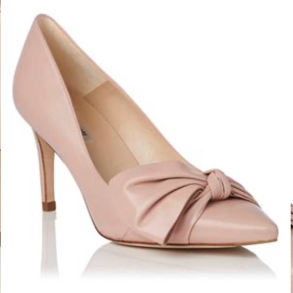 L.K.Bennett blush colored pumps